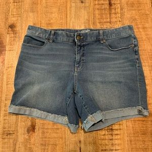 ✂️(3 for $25) Terra Sky Jean Shorts 16W Women’s Stretch Comfy